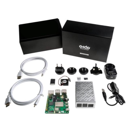 "ROCK4C+ Starter Kit - High-Performance Radxa Okdo Single Board Computer for Versatile Applications"